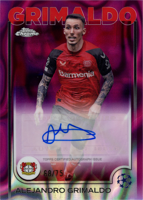 Alejandro Grimaldo trading card
