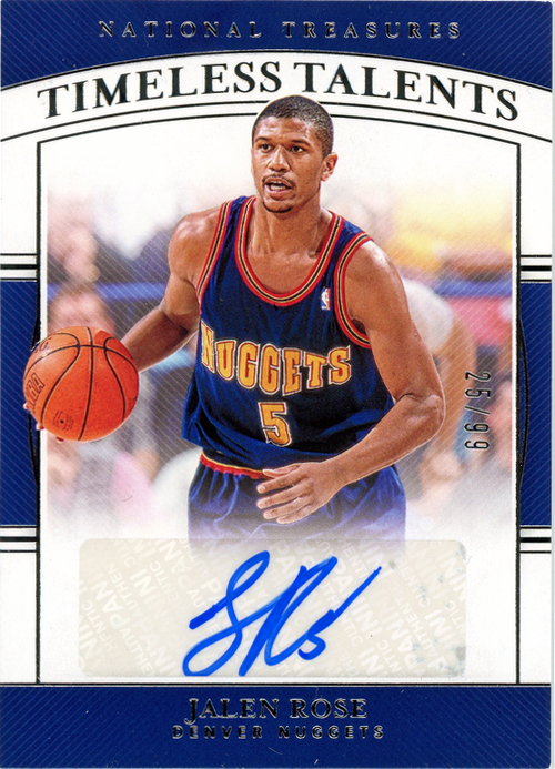 Jalen Rose trading card
