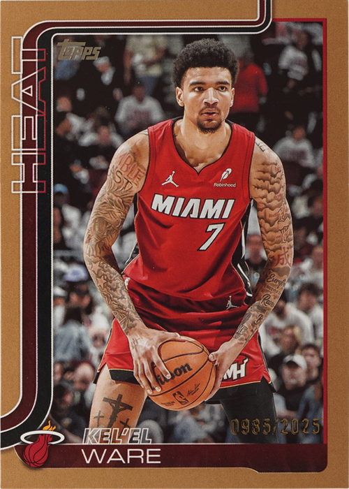 Kel'el Ware trading card