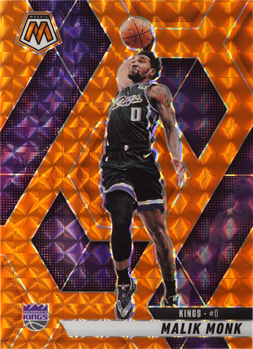 Malik Monk trading card