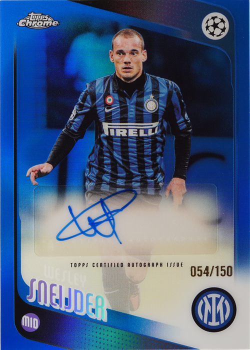 Wesley Sneijder trading card