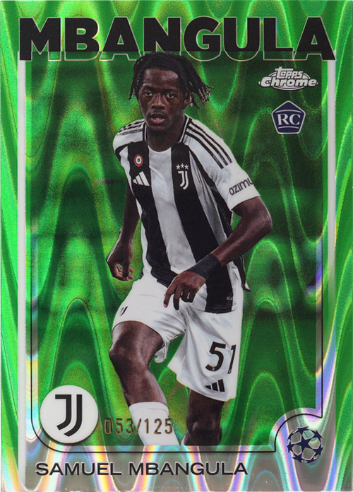 Samuel Mbangula trading card