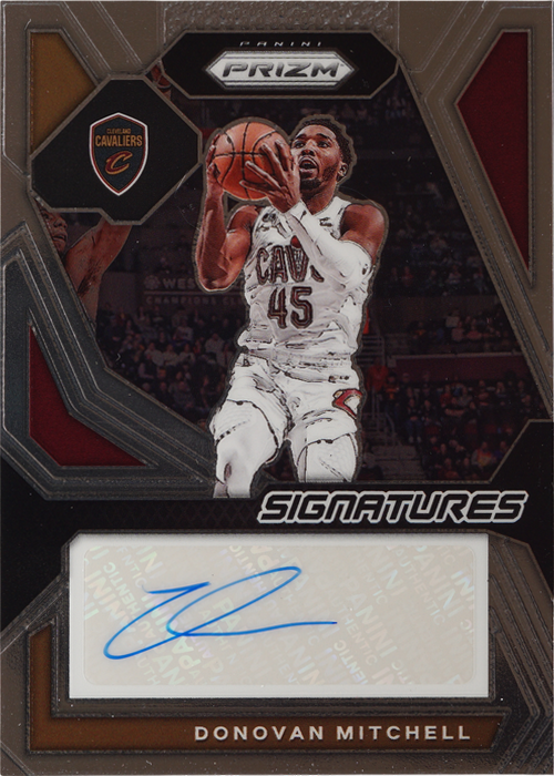Donovan Mitchell trading card