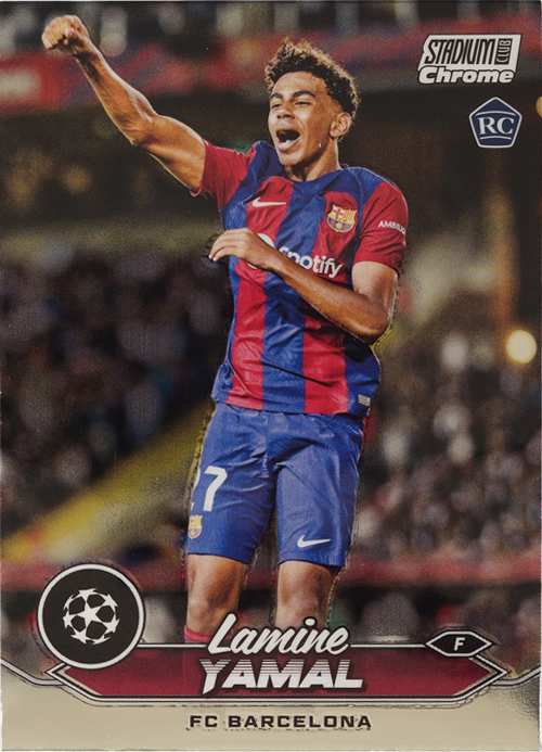Lamine Yamal trading card
