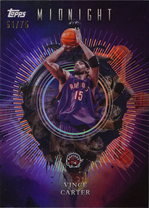Vince Carter trading card