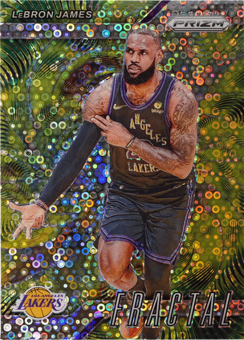 LeBron James trading card