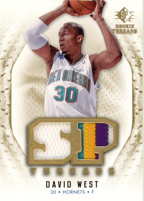 David West trading card