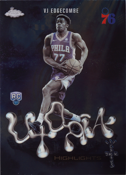 VJ Edgecombe trading card