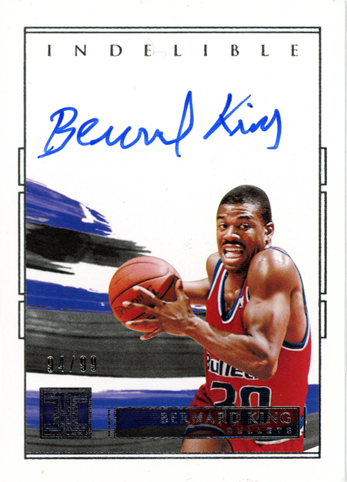 Bernard King trading card