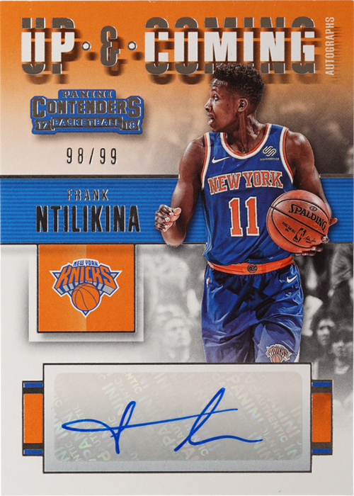 Frank Ntilikina trading card