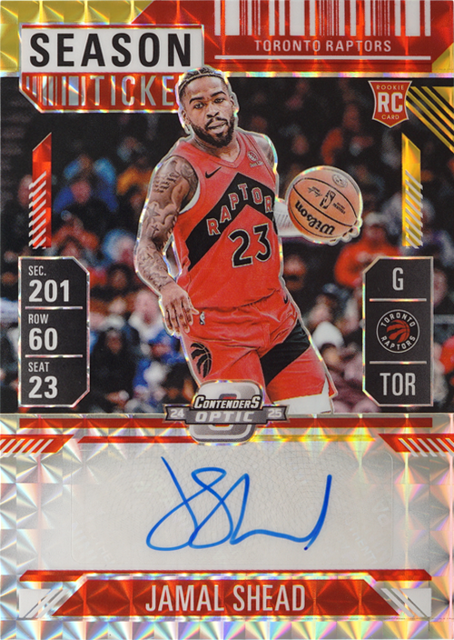 Jamal Shead trading card