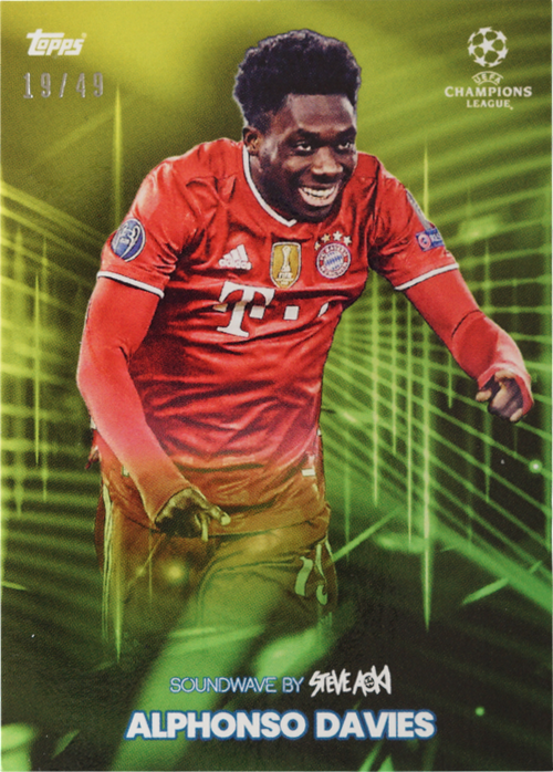 Alphonso Davies trading card