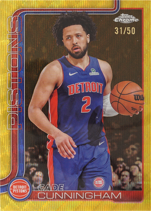 Cade Cunningham trading card