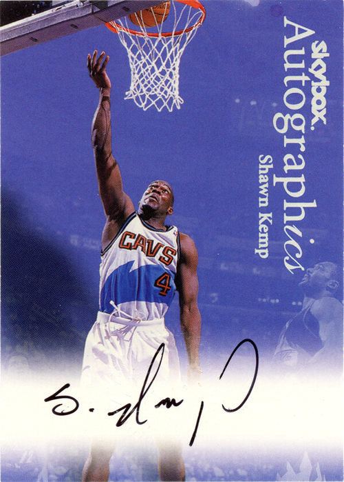Shawn Kemp trading card
