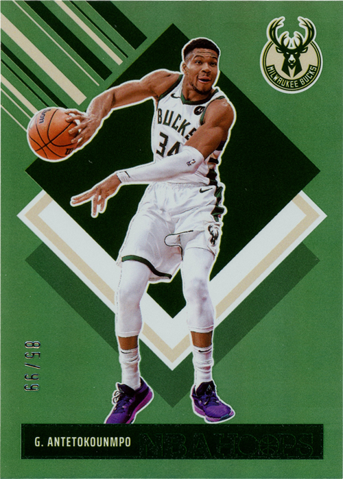 Giannis Antetokounmpo trading card