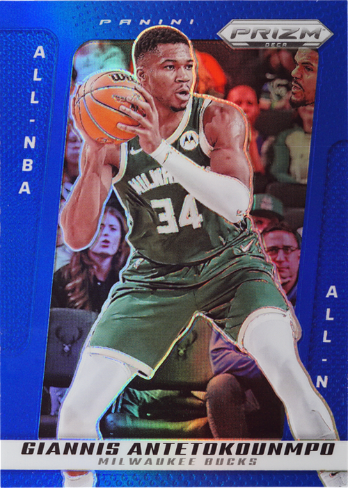 Giannis Antetokounmpo trading card
