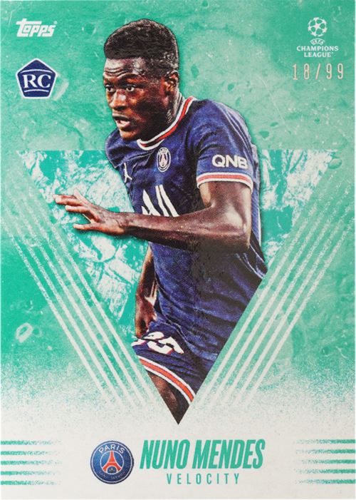 Nuno Mendes trading card