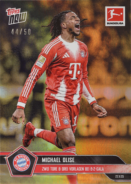 Michael Olise trading card