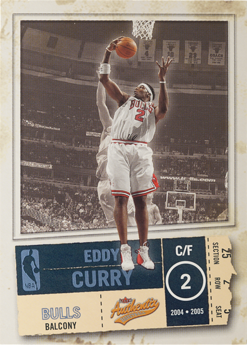 Eddy Curry trading card
