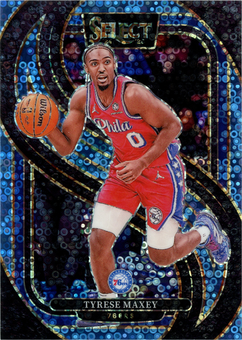 Tyrese Maxey trading card