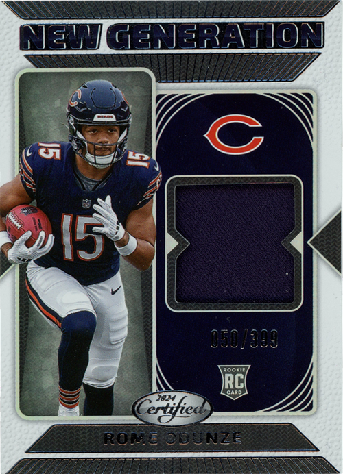 Rome Odunze trading card