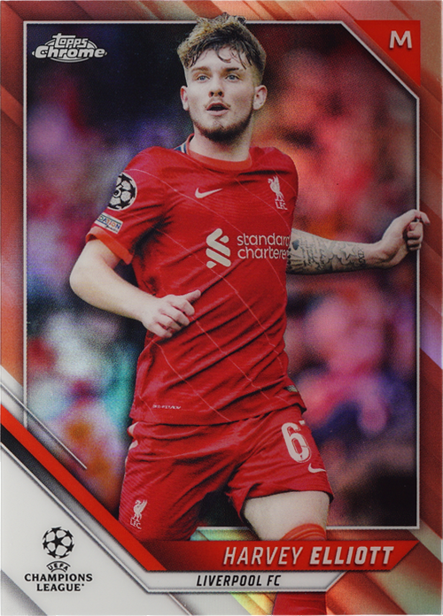 Harvey Elliott trading card