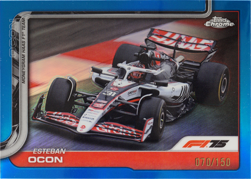 Esteban Ocon trading card
