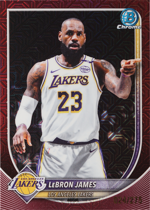 LeBron James trading card