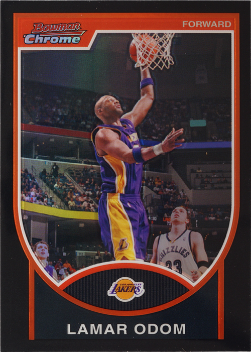 Lamar Odom trading card