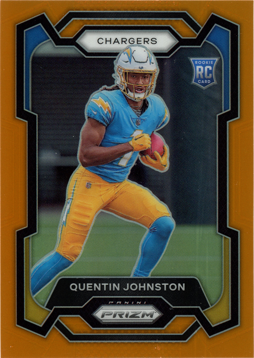 Quentin Johnston trading card