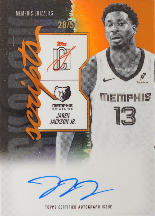 Jaren Jackson Jr. trading card