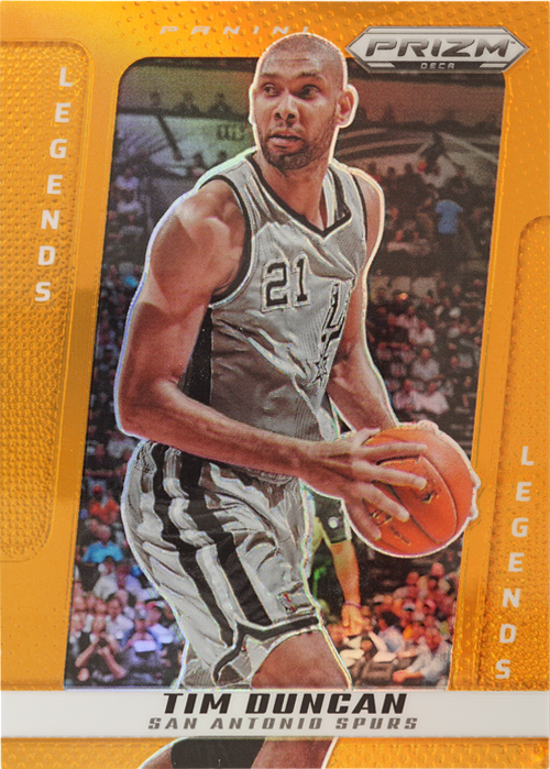 Tim Duncan trading card