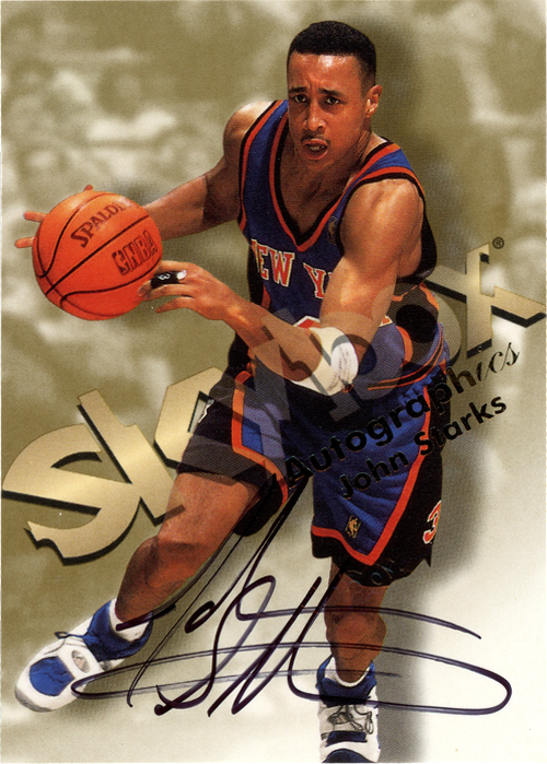 John Starks trading card