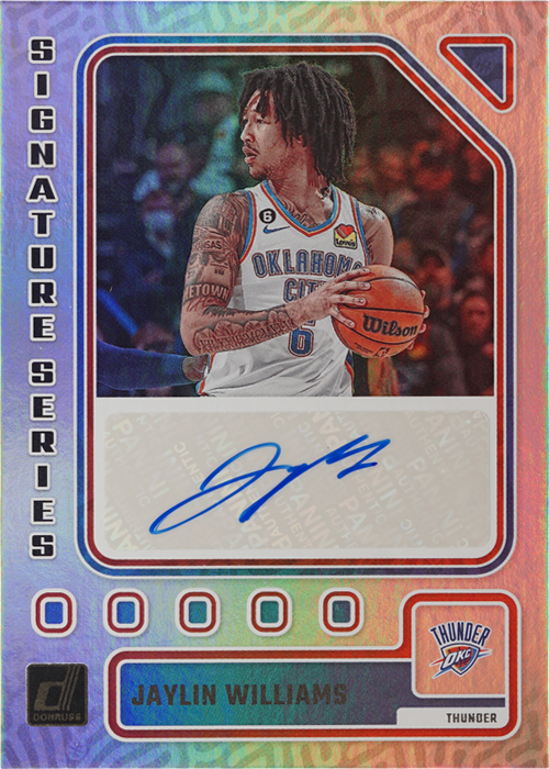 Jaylin Williams trading card