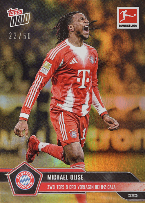 Michael Olise trading card