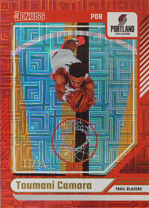 Toumani Camara trading card