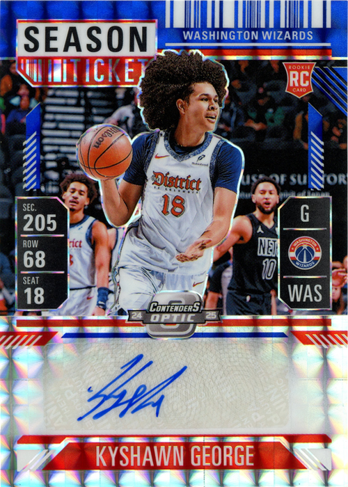 Kyshawn George trading card