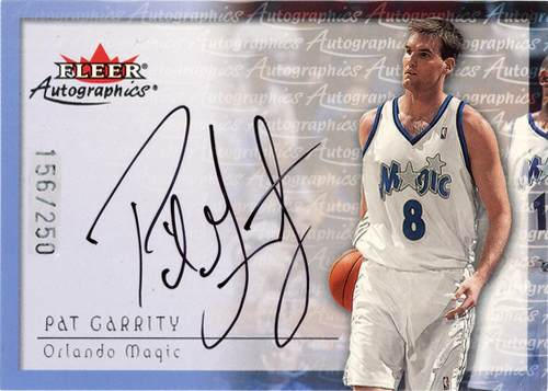 Pat Garrity trading card