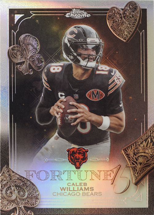 Caleb Williams trading card