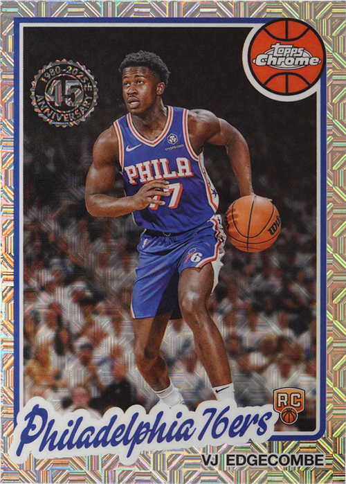 VJ Edgecombe trading card