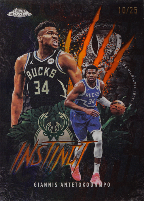 Giannis Antetokounmpo trading card