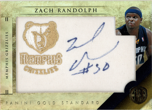 Zach Randolph trading card