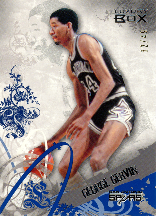George Gervin trading card
