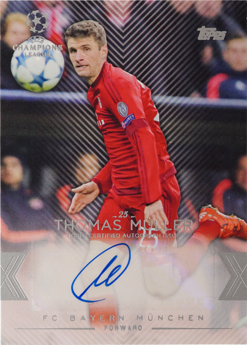 Thomas MĂĽller trading card