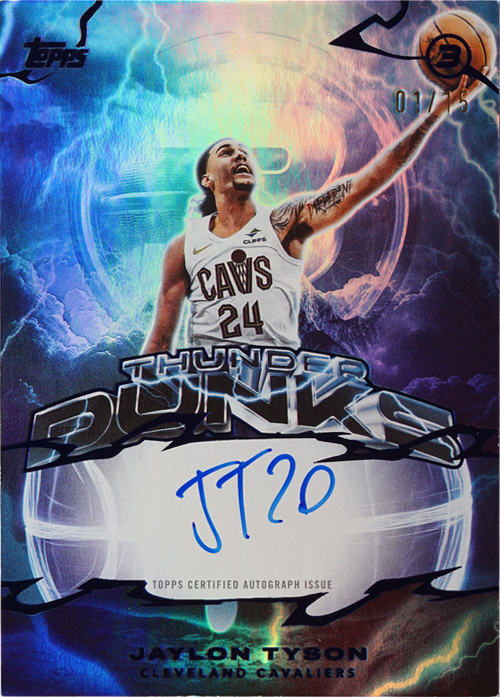 Jaylon Tyson trading card