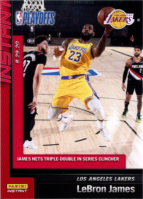 LeBron James trading card
