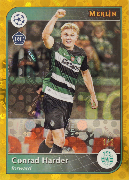 Conrad Harder trading card