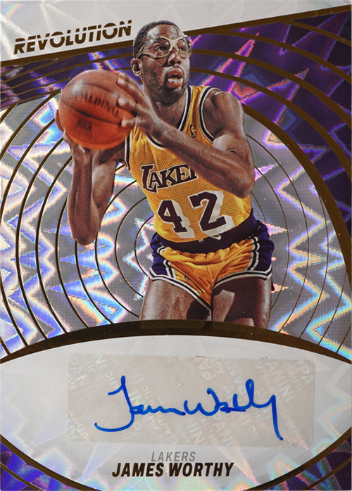 James Worthy trading card