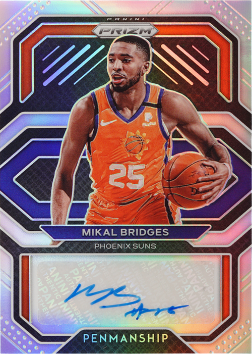Mikal Bridges trading card