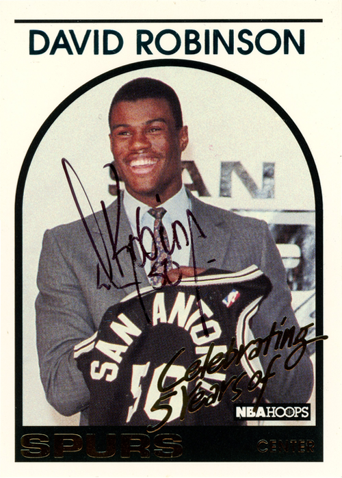 David Robinson trading card